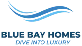 The official logo for the brand - Blue Bay Homes